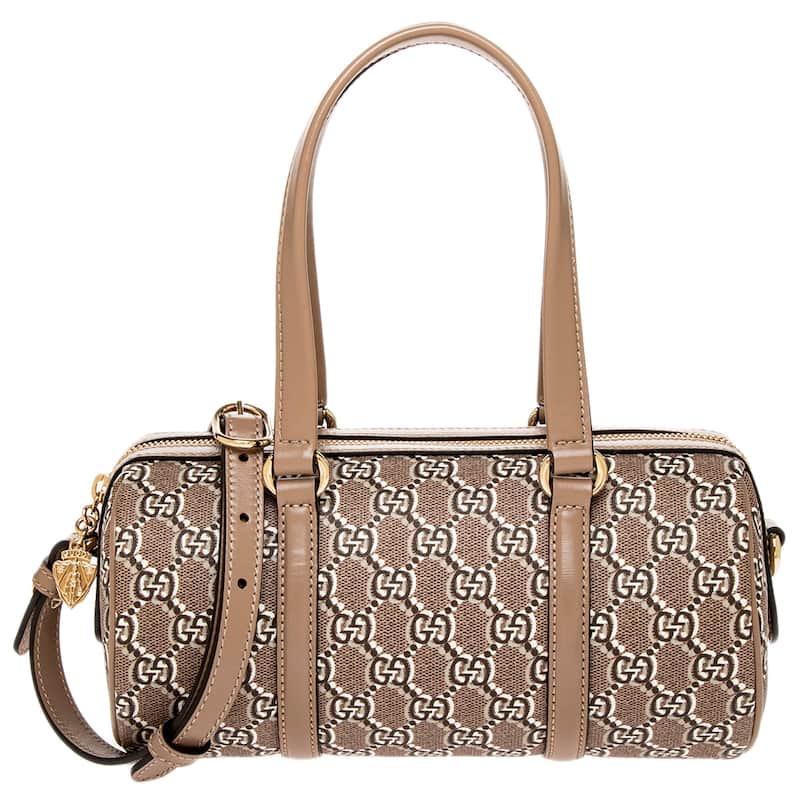 Gucci GG Small Shoulder Bag - Taupe