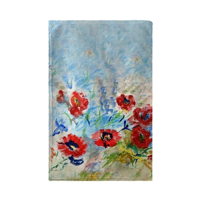 Red Poppies Kitchen Towel - 16x25
