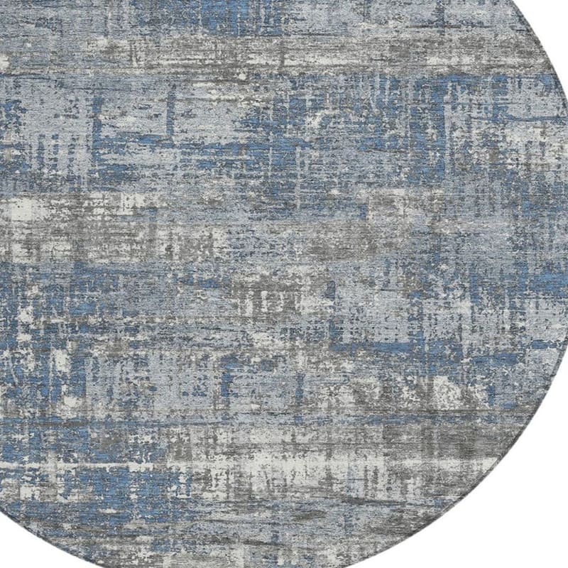 HomeRoots Geometric Transitional Rectangle Outdoor Rug