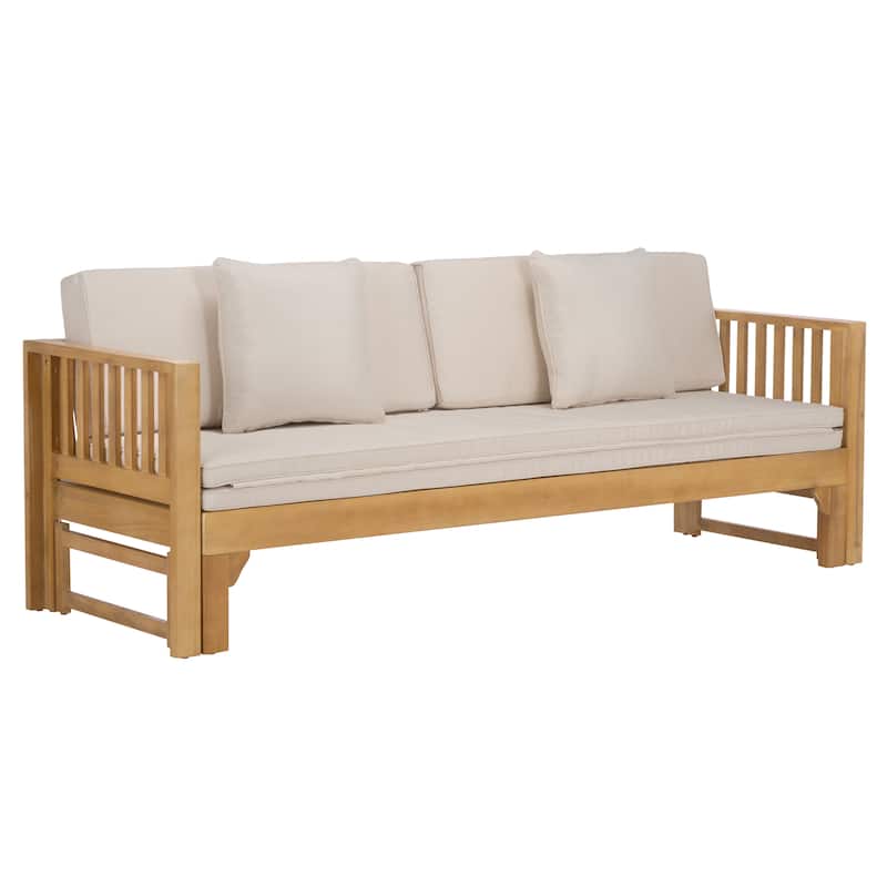 SAFAVIEH Outdoor Living Napoli Bench & Bed - 26"W x 78"D x 24"H