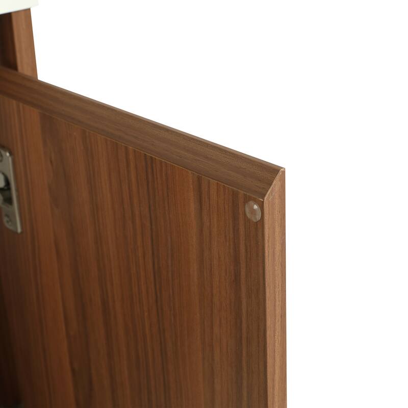 30 Inch Bathroom Cabinet With Sink,Soft Close Doors,Float Mounting Design, For Small Bathroom