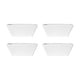 preview thumbnail 5 of 4, Mikasa Delray Square Bone China 16-piece Dinnerware Set (Service for 4)
