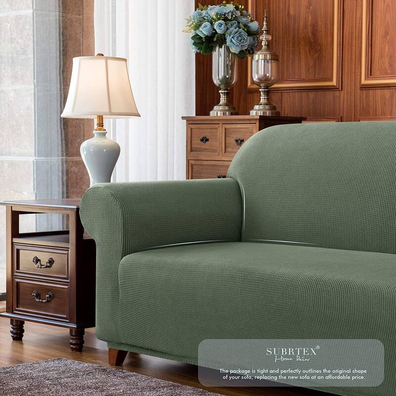 Subrtex Stretch Armchair Slipcover 1 Piece Spandex Furniture Protector