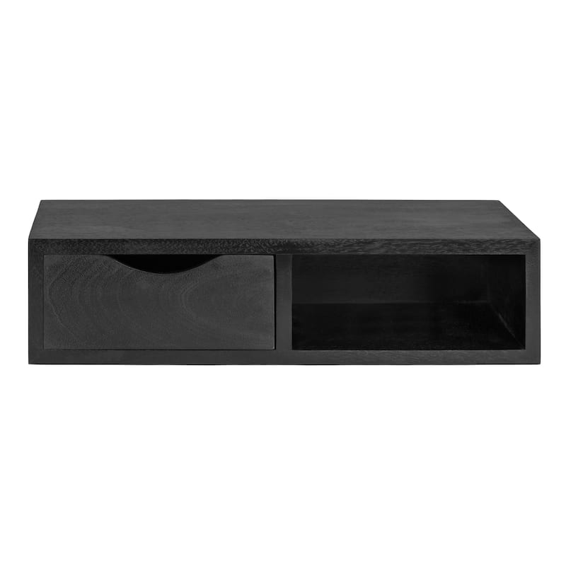 Kate and Laurel Hutton Floating Side Table with Drawer
