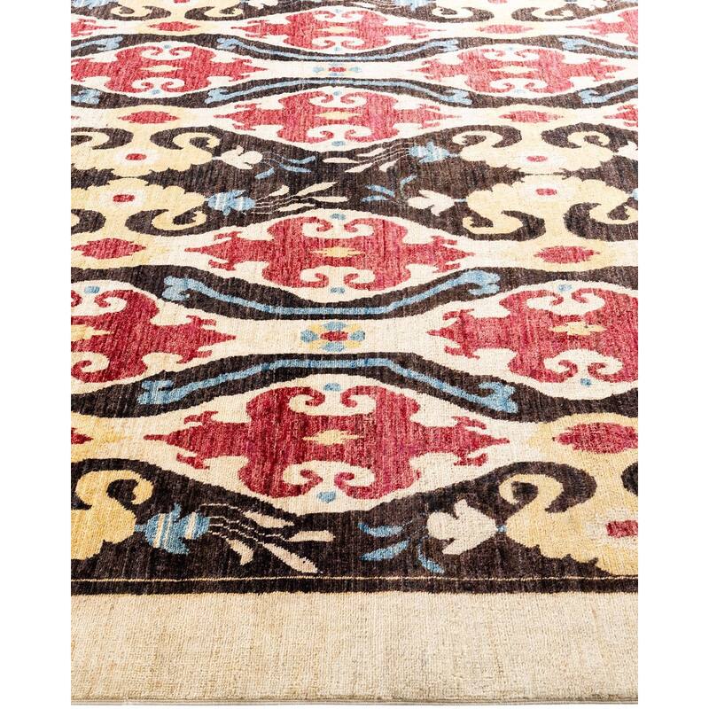 Contemporary Overdyed Wool Hand Knotted Area Rug - 6' 2" x 8' 2"