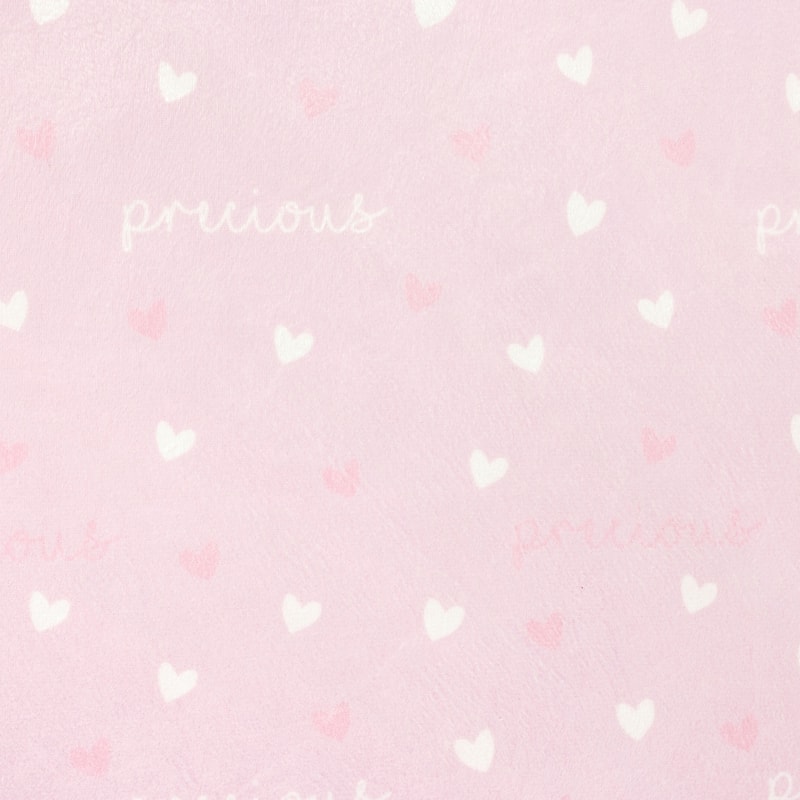 Lush Decor Baby Llama Love Allover Hearts Soft & Plush Fitted Crib Sheet - 52"x 28" x 9"