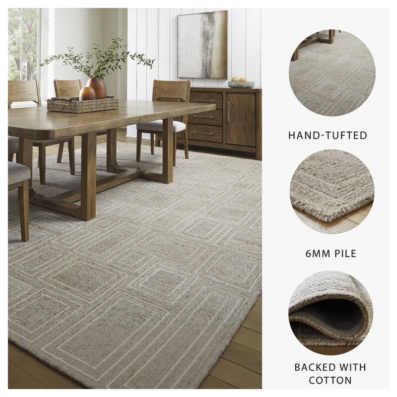 Signature Design by Ashley Brickburgh Gray/Ivory Rug