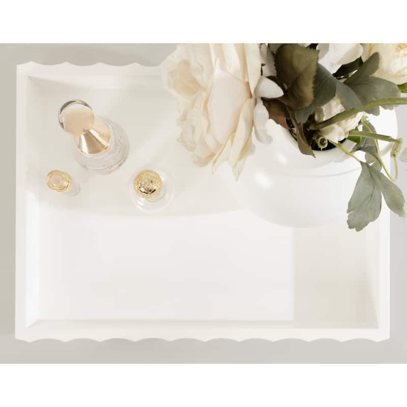 Kate and Laurel Lissi Rectangle Tray