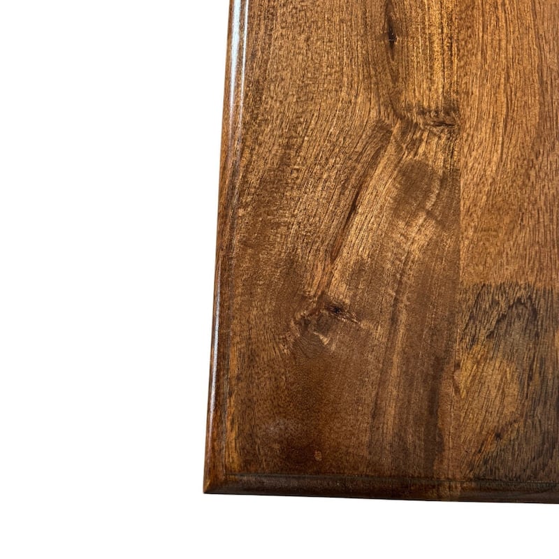Carolina Living Chesterfield Wood & Cane 3 Shelf Side Table - Natural