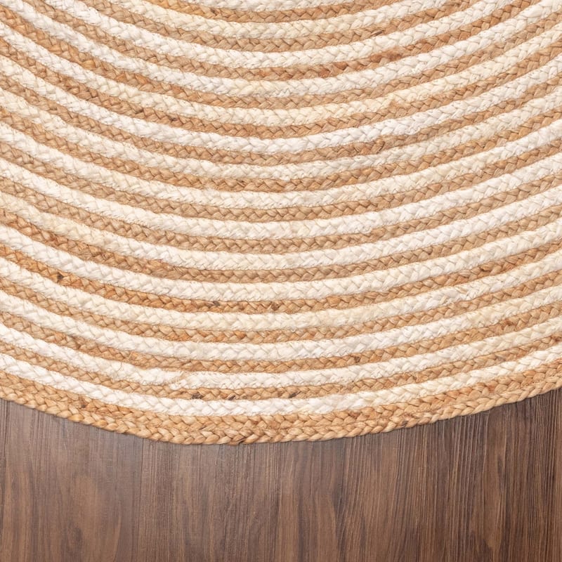 Superior Braided Jute Reversible Indoor Outdoor Area Rug