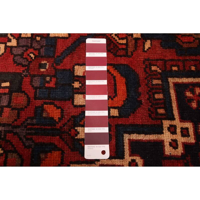 ECARPETGALLERY Hand-knotted Anadol Vintage Red Wool Rug - 5'0 x 9'11