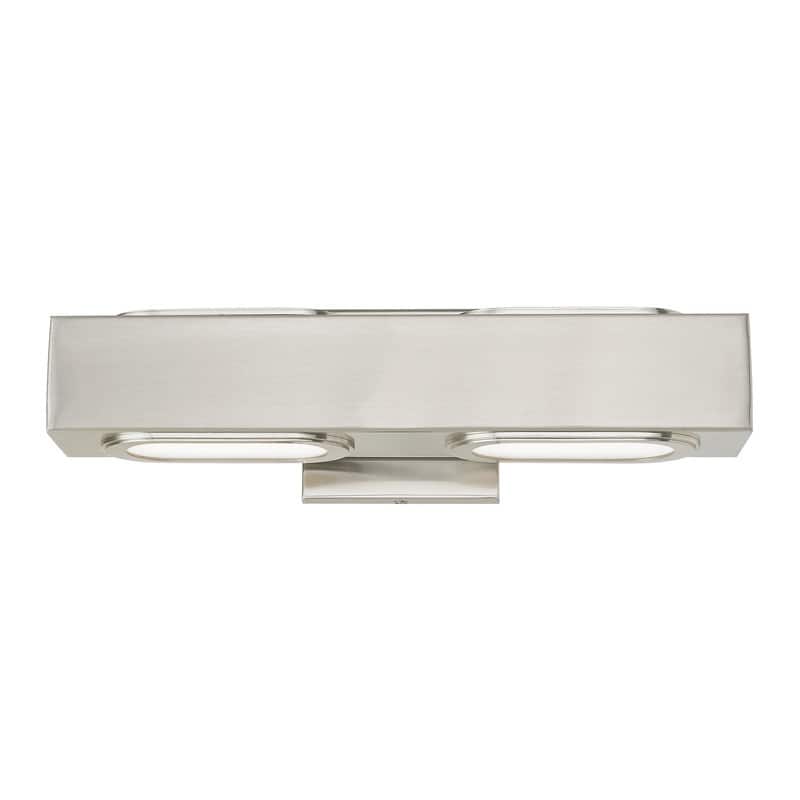 Livex Lighting 2-Light 8W LED ADA Bath Vanity, 14852-91, 14852-05