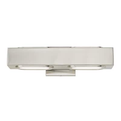 Livex Lighting 2-Light 8W LED ADA Bath Vanity, 14852-91, 14852-05