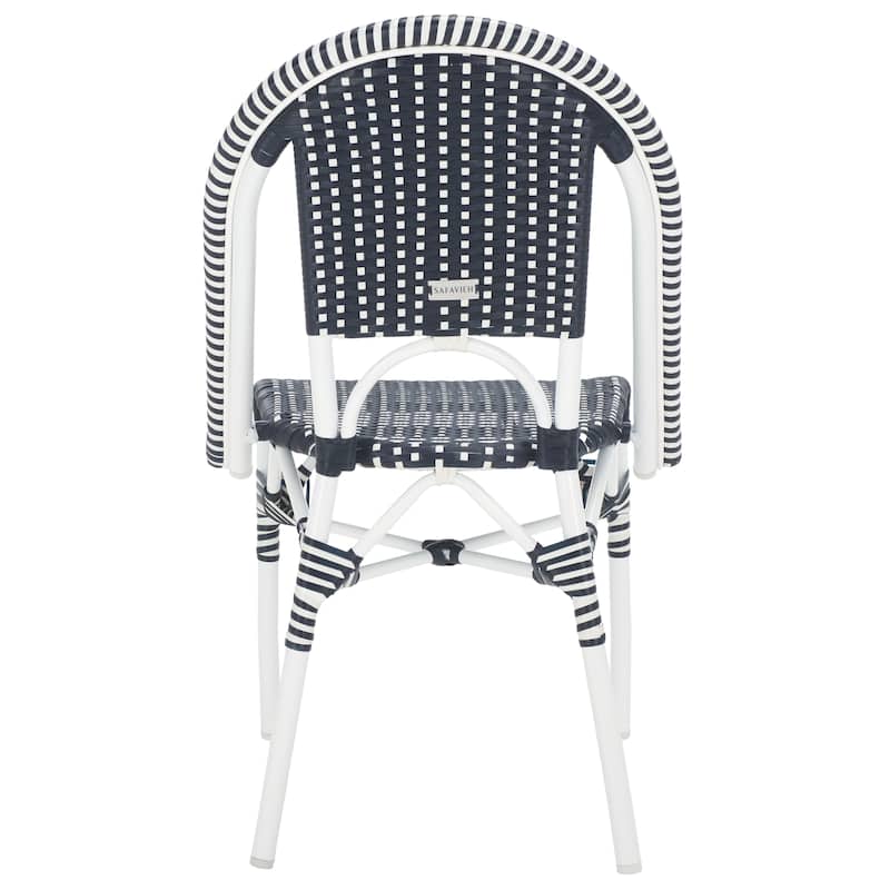 SAFAVIEH Outdoor Patio Furniture Torino Side Chair (Set of 2) - 21"W x 20"D x 33"H