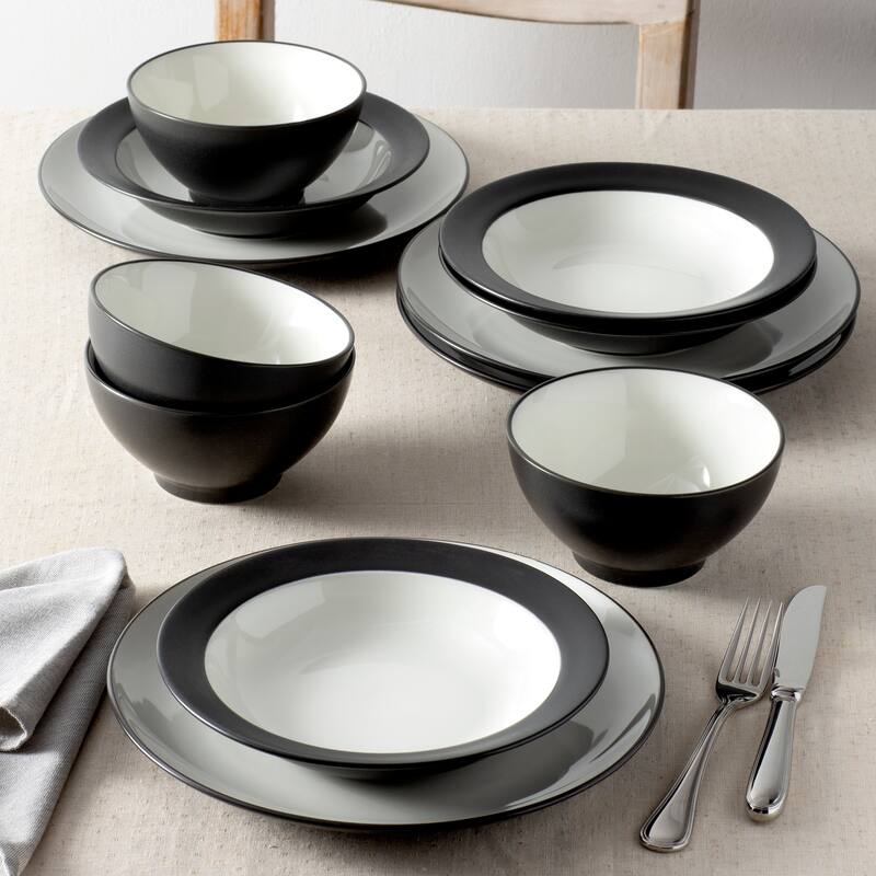 Noritake Colorwave 12-Piece Coupe Dinnerware Set, Service For 4