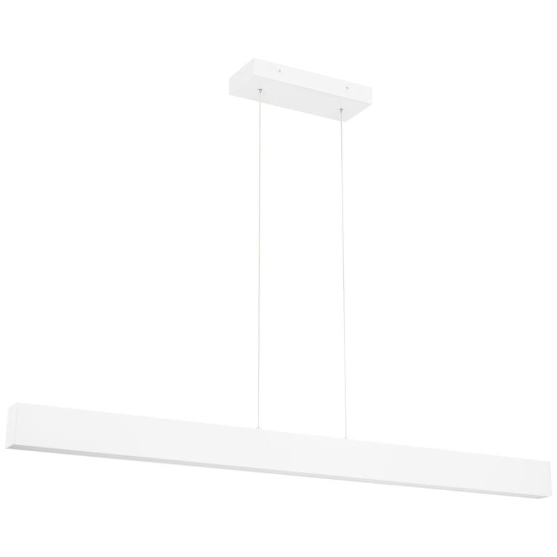 Form Dual Voltage LED Linear Pendant - Matte White