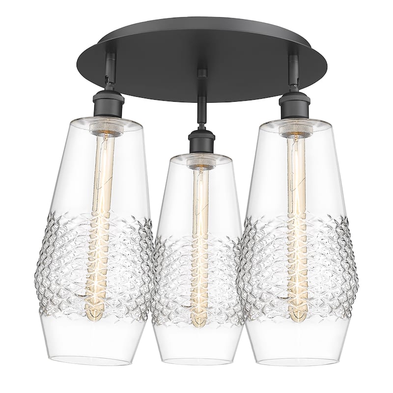 Innovations Lighting Windham - 3 Light 19" Flush Mount