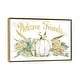 preview thumbnail 7 of 7, iCanvas "End Of Summer, Welcome Friends" by Carol Robinson Framed Gold - 18x26