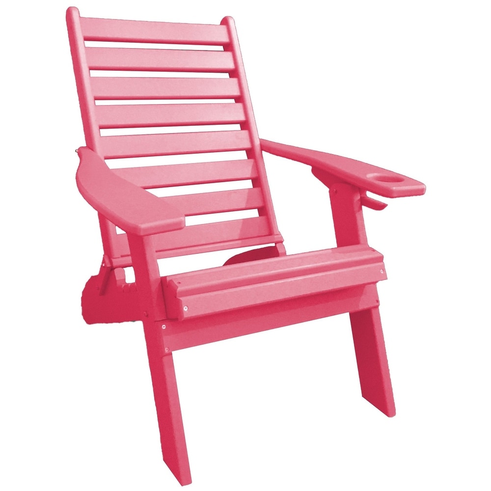 Pink plastic adirondack shop chairs