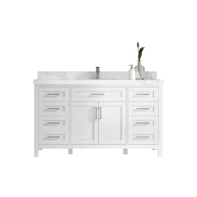 Willow Collections 60 in. W x 22 in. D Cambridge Single Sink Bathroom Vanity with Countertop