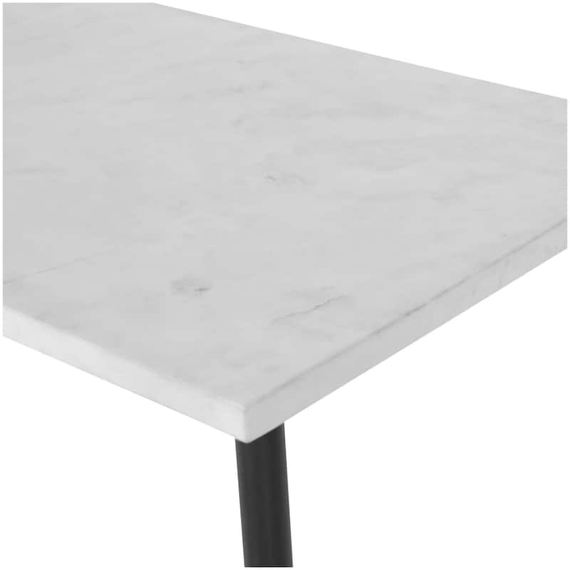 Uttermost 25173 Nightfall 16" Wide Iron, Marble, MDF Framed Console