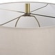 preview thumbnail 6 of 5, Uttermost Gorda Bronze Ceramic Table Lamp - 23"H,   Shade 10"H x 15 Dia. (in)