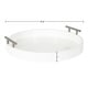 preview thumbnail 86 of 89, Kate and Laurel Lipton Round Decorative Tray with Metal Handles