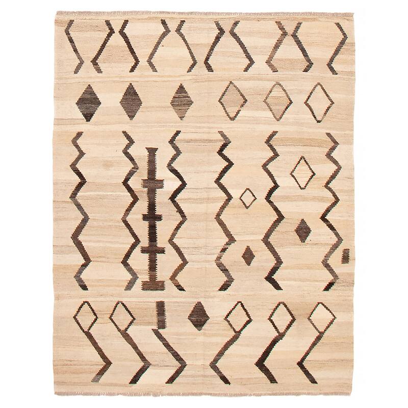 Sivas Ivory Kilim 5'0" x 6'5" - 5'0 x 6'5 - Ivory - 5'0 x 6'5