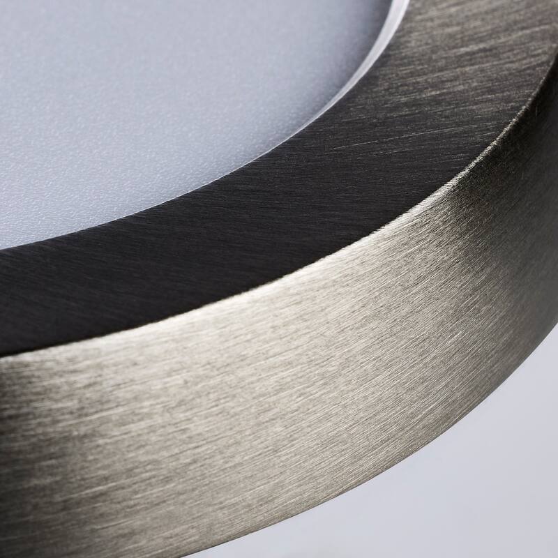 Blink Pro 9W 5in LED Fixture CCT Selectable Round Shape Brushed Nickel Finish 120V - Brushed Nickel