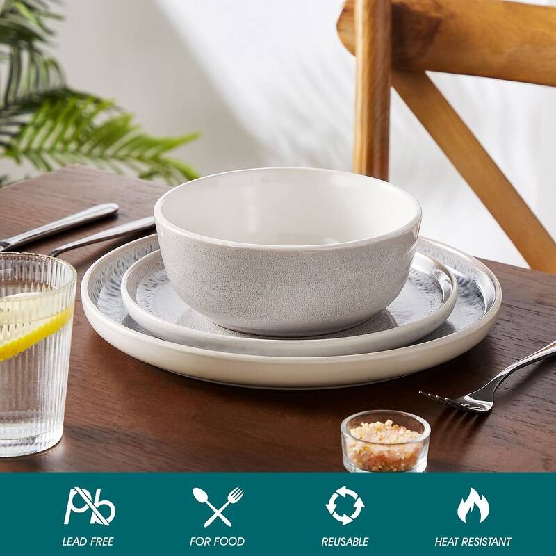 vancasso Snow Dinnerware Collection Stoneware for Modern Kitchens