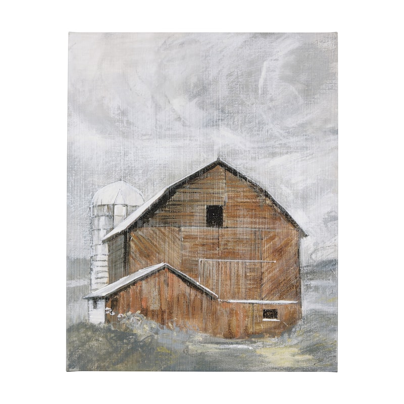 Old Barn I (40 x 50) Canvas Art Print - Large