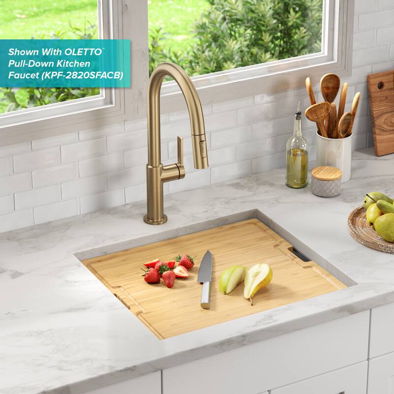 KRAUS Kore Workstation Undermount Stainless Steel Kitchen Sink