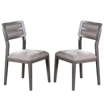 Set of 2 Upholstered Dining Chairs
