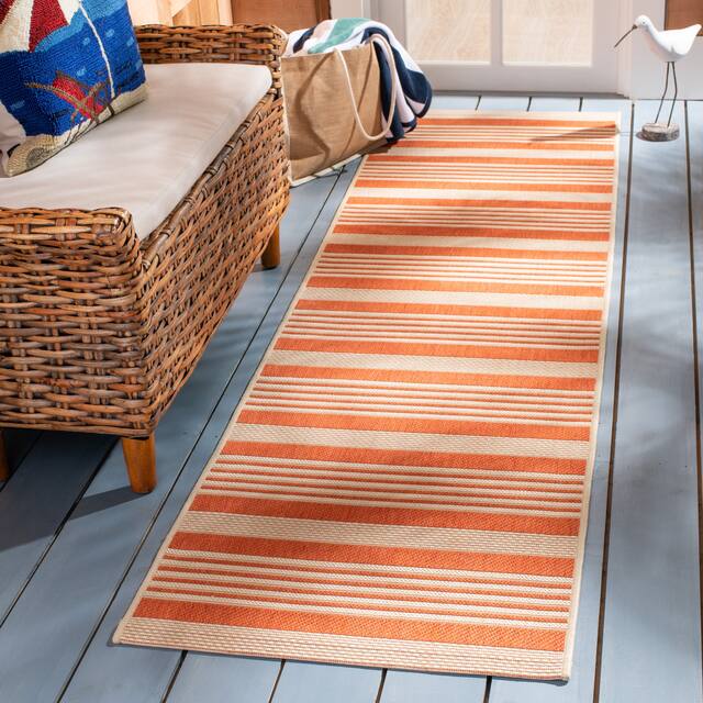 SAFAVIEH Courtyard Charmaine Indoor/ Outdoor Waterproof Area Rug