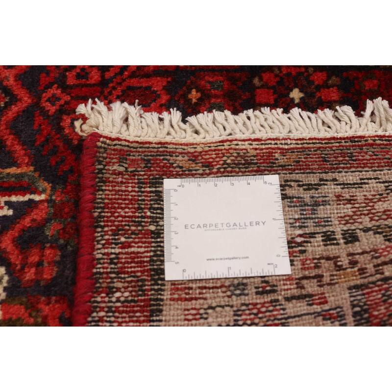 ECARPETGALLERY Hand-knotted Andelz Red Wool Rug - 3'7 x 13'4