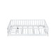 preview thumbnail 49 of 173, Toddler Floor Bed with Fence and Door, Montessori Platform Floorbed with Safety Guardrails for Children Boys Girls Kids Playroom