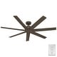 preview thumbnail 19 of 59, Hunter 60" Downtown Windmill Outdoor Ceiling Fan w/ Wall Control, Damp-Rated - Indoor-Outdoor, Industrial, Modern - ENERGY STAR!