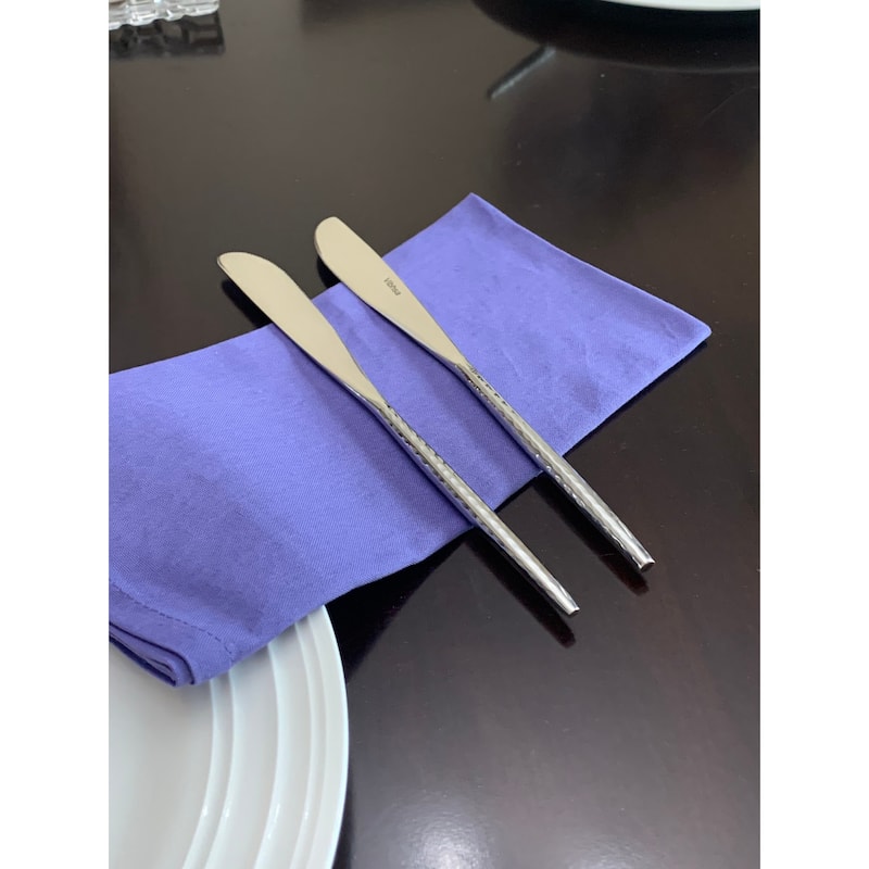 VIBHSA Stainless Steel Dinner Knives Set of 6 Pieces