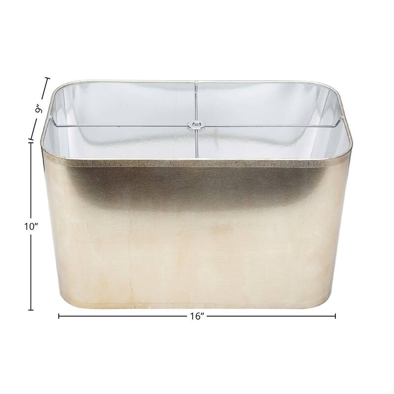 Foil Acrylic Paper Rectangular Lamp Shade