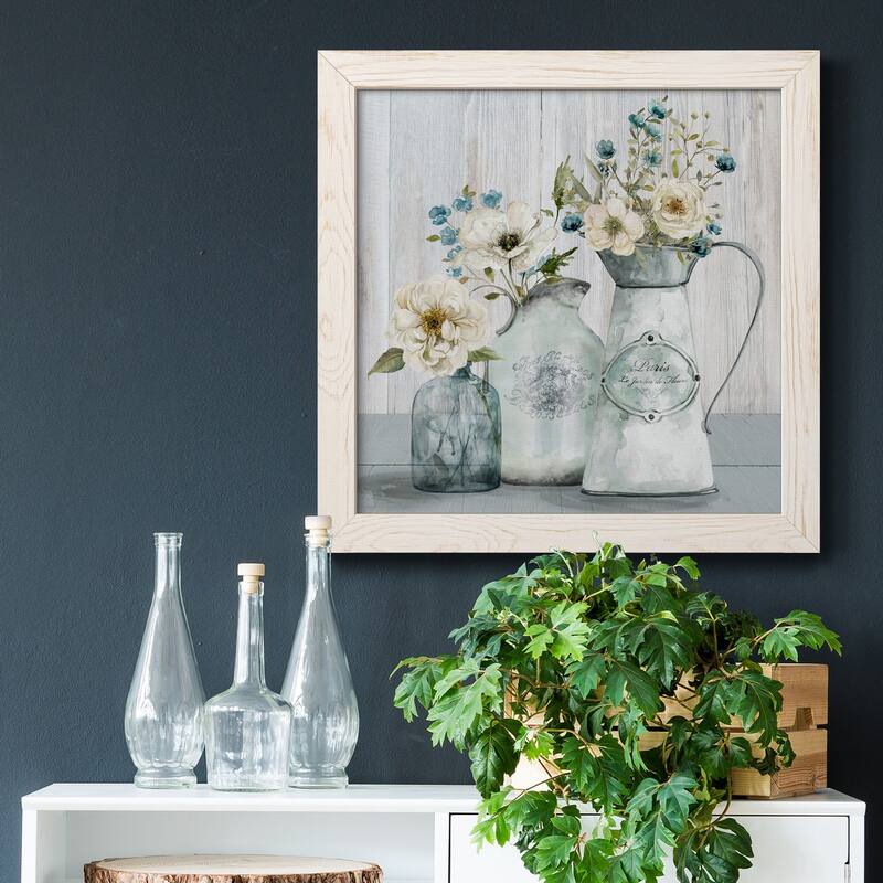 French Garden Flowers I-Premium Framed Canvas - Ready to Hang