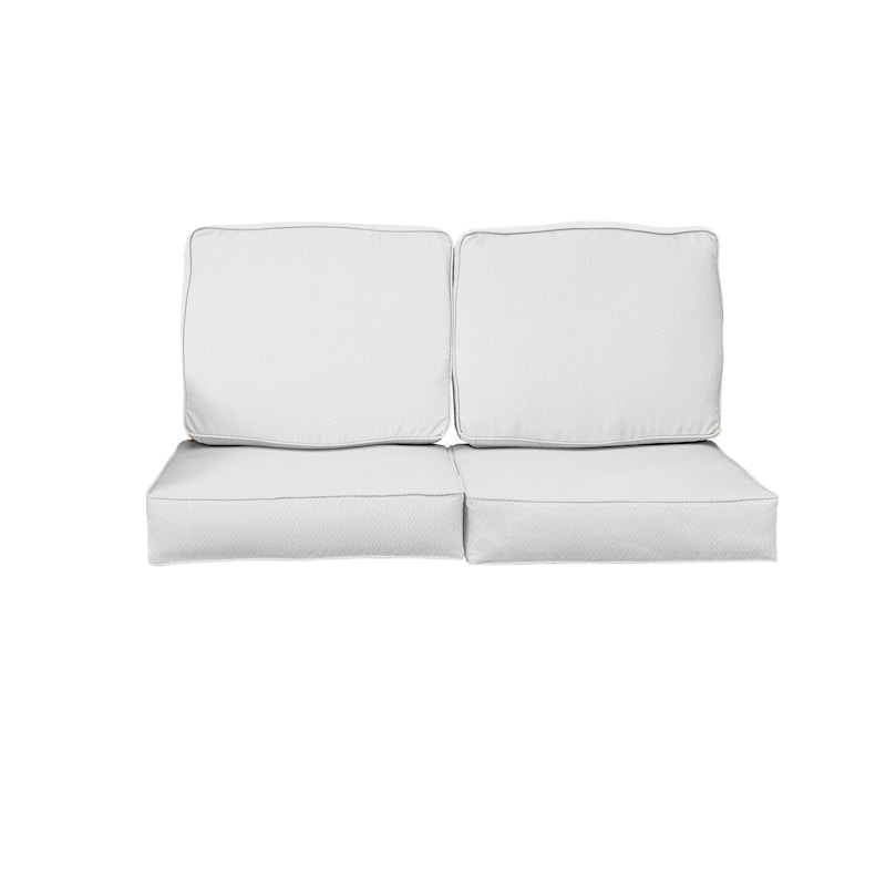 Sorra Home Sunbrella Outdoor Loveseat Cushion Set