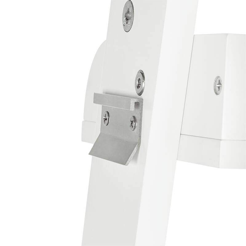 RiverRidge Kids 3-Tier Corner Shelf Display Stand for Playrooms - White
