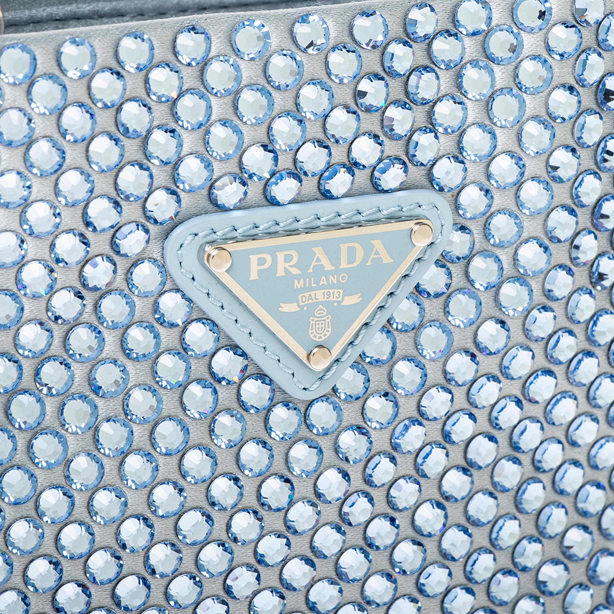Prada Satin Crystal Mini Handbag - Overstock - 43315781