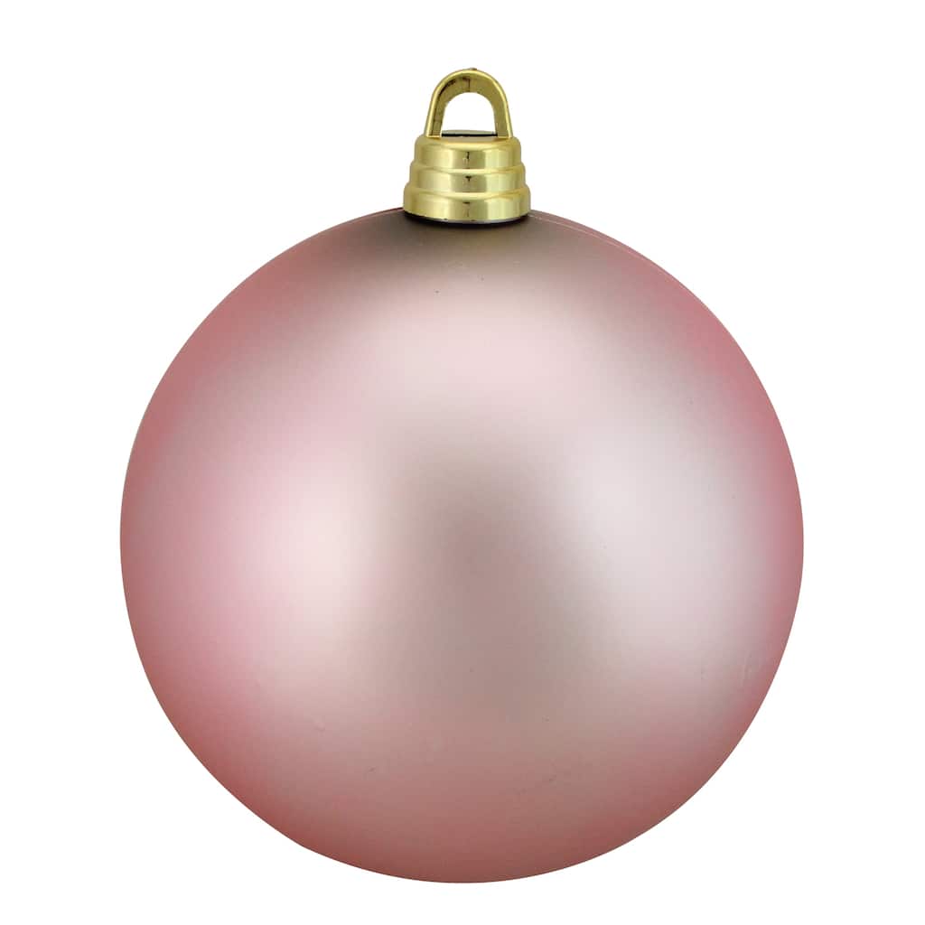 Matte Shatterproof Christmas Ball Ornament 12" 300mm Bubblegum Pink