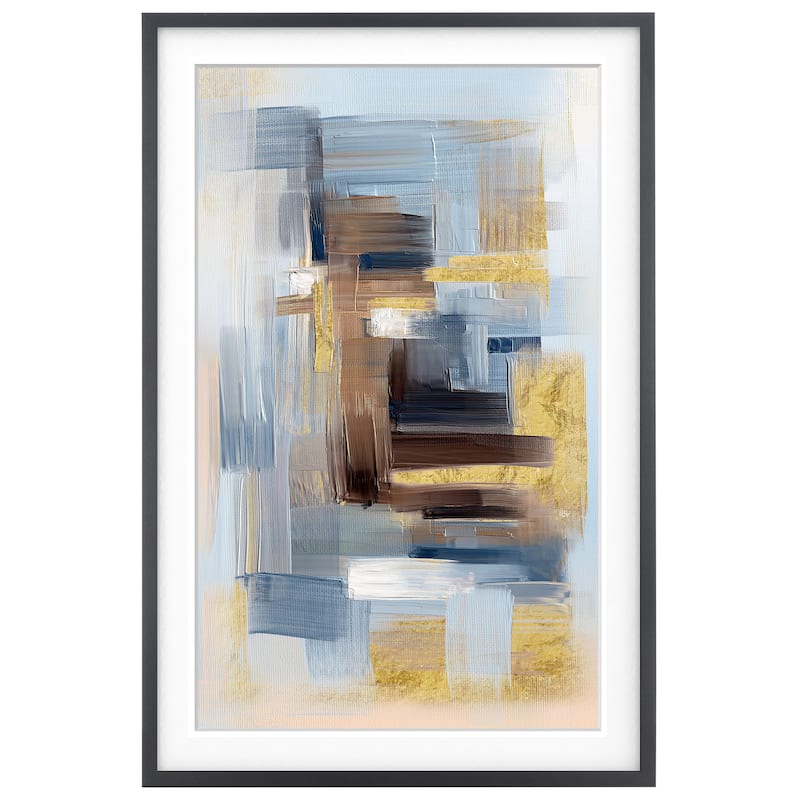 SAFAVIEH Gullveig Harmony Hand Painting, 24 x 36, Framed Wall Art - Multicolor