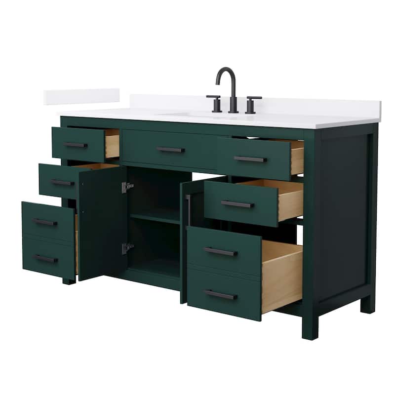 Wyndham Collection WCG2424-60S-QTZ-US3MXX Beckett 60" Free Standing