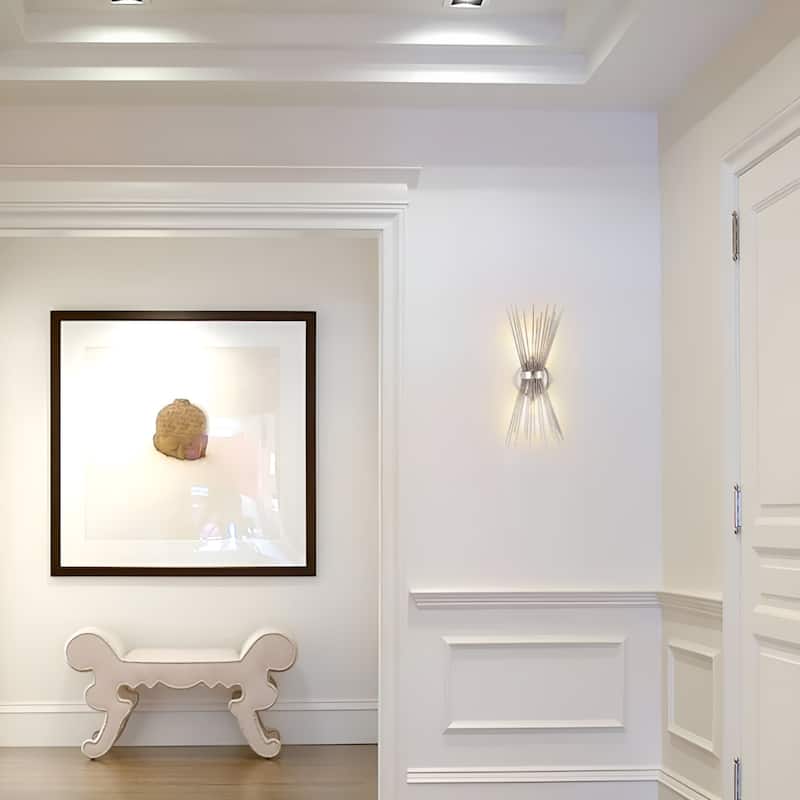 Set of 2 Light Dimmable Candle Wall Lights - Jovenko Sconces
