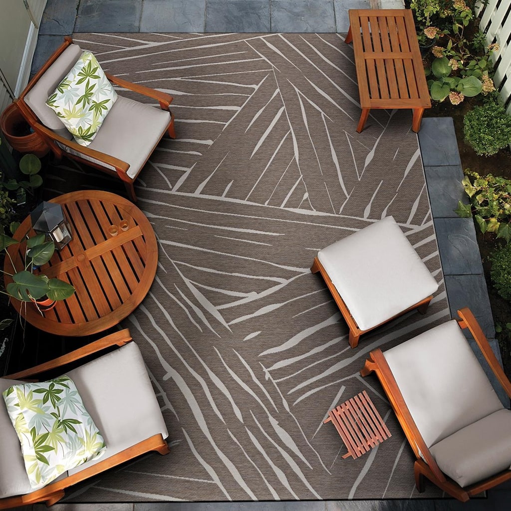 Dream Decor Rugs Gelato Bordeaux Indoor Outdoor Area Rug