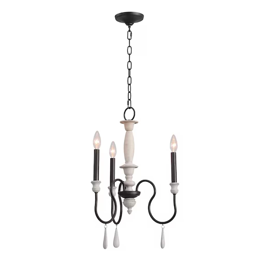 Elk Home Brownell Anvil Iron Finish 3 Light Chandelier