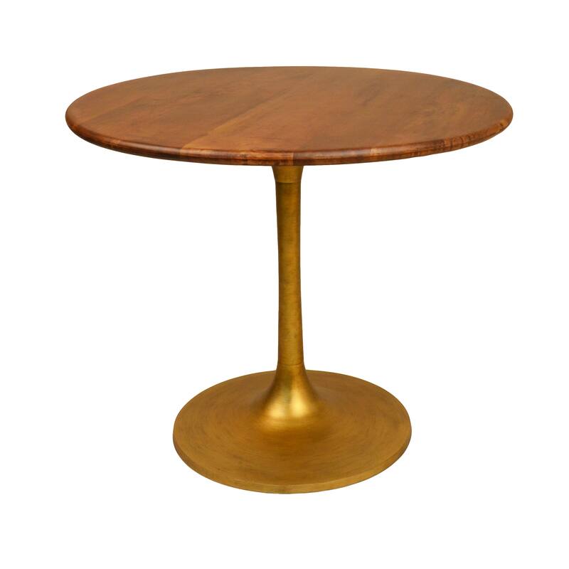 Carolina Living Alden Wood Top 36" Round Dining Table